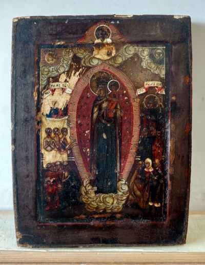 Russian Icon - Joy to All Who Sorrow Mother of God