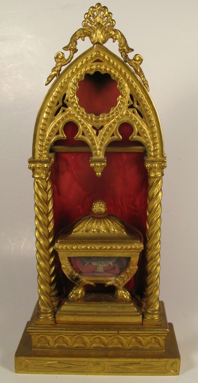 Reliquary monstrance with large relic of Saint George, Martyr of Lydda