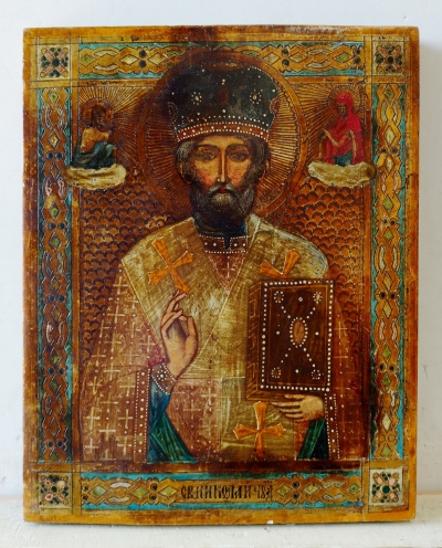 Russian Icon - St. Nicholas the Wonderworker of Myra