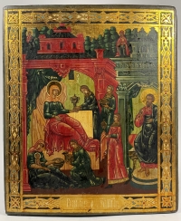 Russian Icon - The Nativity of the Virgin Mary