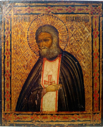 Russian Icon - Saint Hermit Seraphim of Sarov