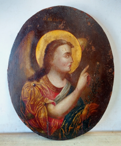 Russian icon - the Archangel Gabriel from the Annunciation