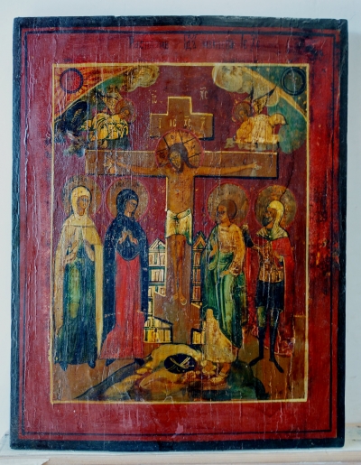 Russian Icon - The Crucifixion
