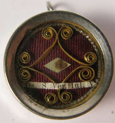 Reliquary theca containing relics of Saint Veronica Giuliani, Cap.