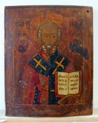 Russian Icon - St. Nicholas the Wonderworker of Myra