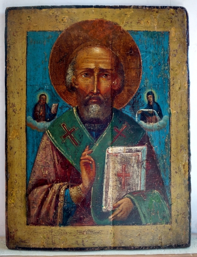 Russian Icon - St. Nicholas the Wonderworker of Myra