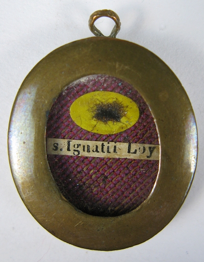 Reliquary theca with relics of St. Ignatius of Loyola, Founder of the Jesuit Order
