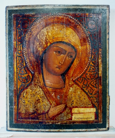 Russian Icon - The Virgin Mary from the Deisis Row