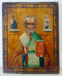 Russian Icon - St. Nicholas the Wonderworker of Myra