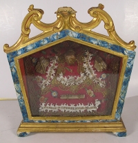 Reliquary Cabinet with Relics of 4 Martyrs: St. Celestine, St. Amandus of Novidunum, St. Firmus of Verona, &amp; St. Defendente the Thebian